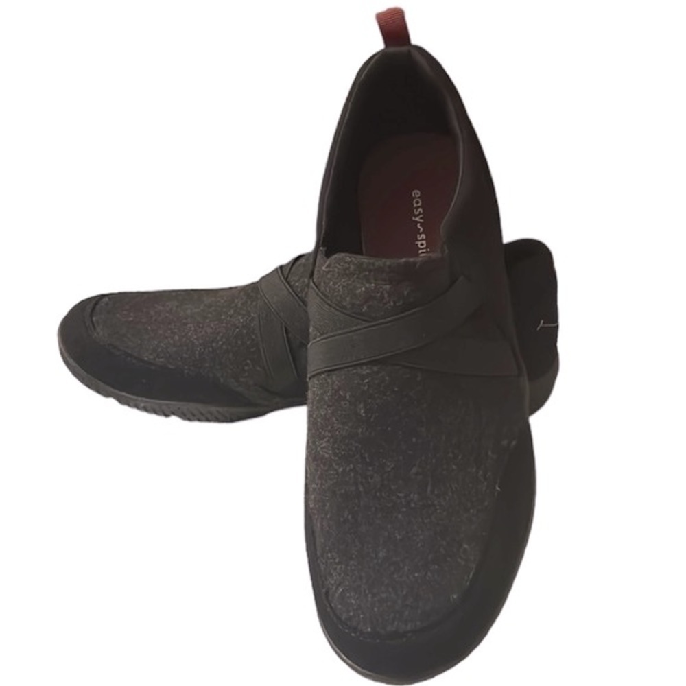 EASY Spirit Brenna Casual Walking Shoes Gray and Black Size 10W